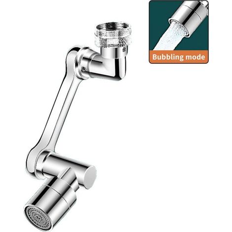 YMYNY Drehbarer, spritzwassergeschützter Küchenarmatur-Extender – Doppel-Sprühmodus (1/2)