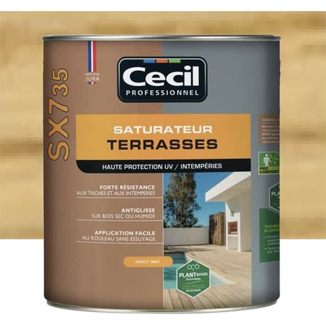 Saturateur Terrasse SX735 - CECIL  Conditionnement: 5 Litres - Teinte: Naturel (1/2)
