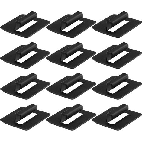 12Pcs Agrafes Pare-Soleil Compatible avecTesla Modèle 3/Modèle Y/Modèle S/Modèle X pour Toit Ouvrant 40x33mm/1.57x1.3inch (1/5)
