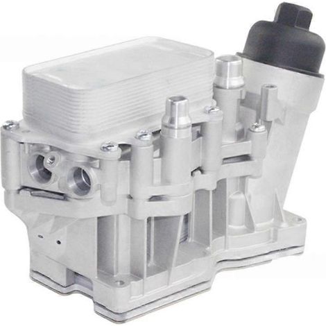 Ölfiltergehäuse aus Aluminium mit Ölkühler 11428507697 für BMW X1 X3 X5 X6 328d 328d xDrive 535d 535d xDrive 11428507694 (1/5)