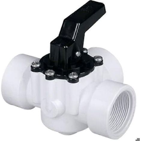 Raccord de tuyau à trois voies - Pour pompe de piscine - Ø 32/38 mm - Vanne 3 voies - 20 cm - Noir et blanc HBCL (1/4)