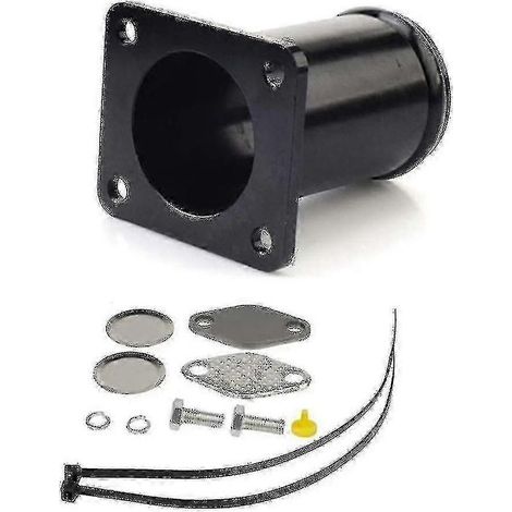 Kit de suppression/contournement de la vanne EGR en aluminium compatible avec BMW E46 318d, 320d, 330d, 330xd, 320cd et 318td (1/3)
