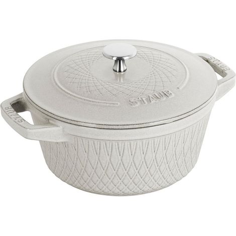 Staub Twist Cocotte Z1023-187 - Marmite ronde en fonte émaillée of 20 cm, induction-compatible (1/3)