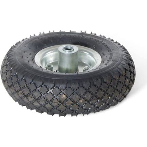 RUOTA RICAMBIO PNEUMATICA CARRELLO PORTAPACCHI PORTATUTTO (1/4)