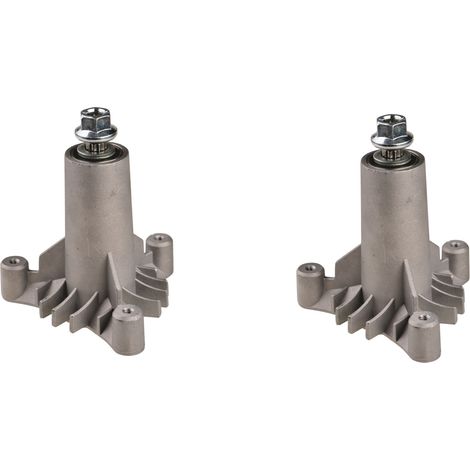 Jardiaffaires – Jeu de 2 paliers de lame pour tracteur tondeuse éjection latérale – Compatible largeurs de coupe 36 à 42 pouces – Hauteur 180 mm (1/3)