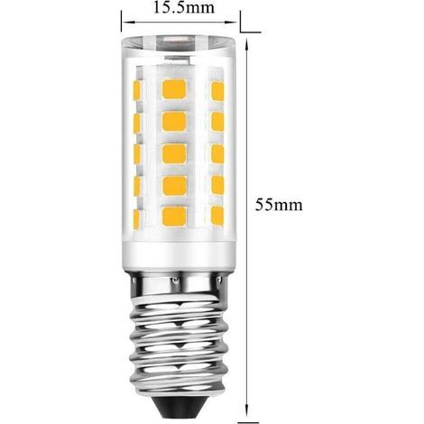 Lot de 10 Ampoule LED E14 - Blanc Chaud 3000K - 5W Equivaut à Ampoule Incandescente 50W - 500LM Non-Dimmable