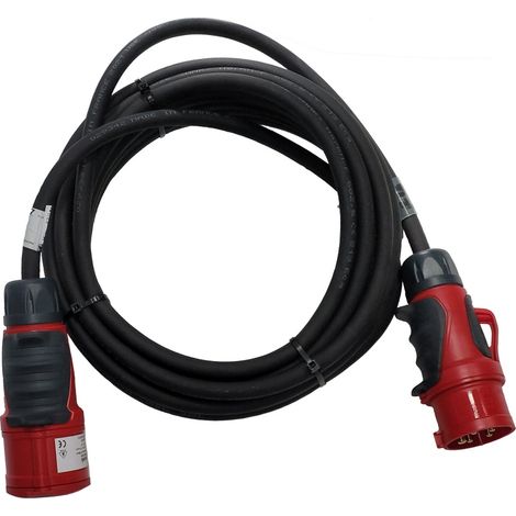 CEE Verlängerungskabel PCE-GRIP 16A 400V 5P 5x2,5mm² 25m Phasenw.