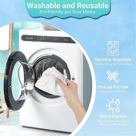 Lot de 8 lingettes pour balai vapeur AURA, compatibles avec les nettoyeurs vapeur portables et Steam Shot. (1/4)