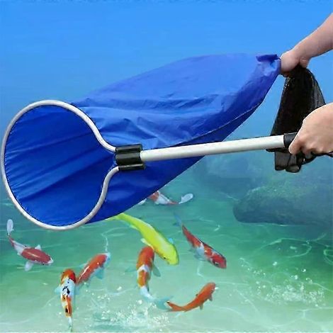 Filet de pêche japonais pour aquarium biologique, épuisette, panier souple utilisé pour la ponte et la reproduction des poissons. (1/4)