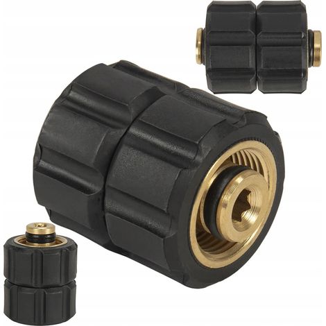 Adapter / Schwenkadapter zum Anschluss von Hochdruckreinigerschläuchen 2x GW M22x1,5 mm