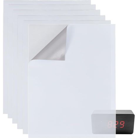7 feuille D'Autocollants Bloquant la Lumière LED Filtres Lumineux Adhésifs Blanc 17x13cm Feuilles de Gradation de la Lumière Autocollants pour Appareils Électroniques Boîte de Câble Moniteur (1/5)
