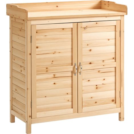 Mobile da giardino, struttura in metallo, design impermeabile, colore kaki (1/5)