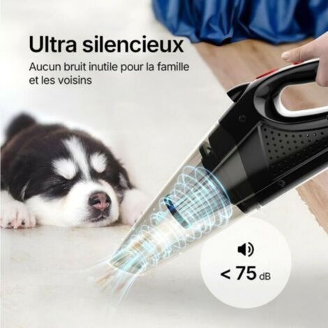 Aspirateur à Main V1 Pro - Moteur Ultra- Puissant 42000 TR/Min pour Une Performance exceptionnelle sans Fil Ultra Puissant 5000Pa - avec Éclairage LED pour Nettoyage Humide et Sec