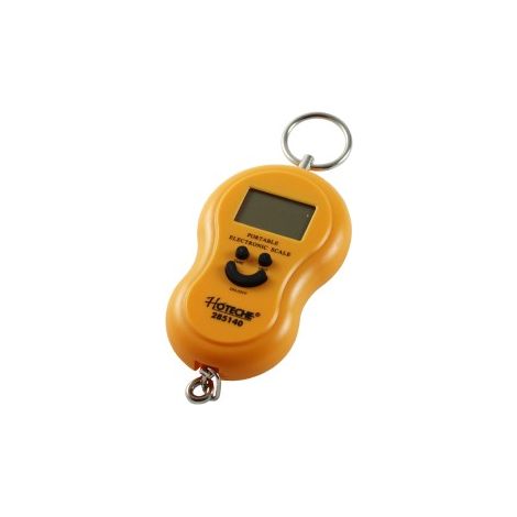 HOTECHE balanza electronica con gancho 0/45 kg , Balanza electrónica portátil Hoteche Medición precisa Pantalla LCD digital retroiluminada Medición en kilogramos, onzas (1/4)