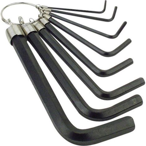 Brüder Mannesmann Brugola interna Kit di chiavi a brugola 2.5 mm, 3 mm, 4 mm, 5 mm, 6 mm, 8 mm, 10 mm, 2 mm 8 parti (1/2)