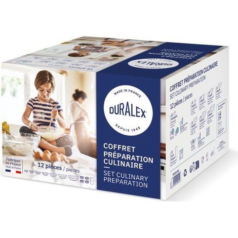Tischservice aus Glas - DURALEX - Gourmet Transparent - 12 Teile - Gehärtetes Glas - Transparent (1/2)