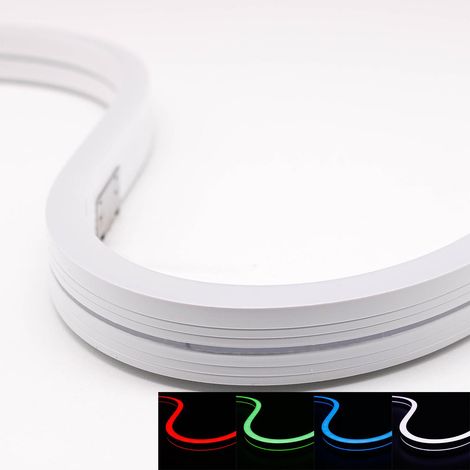 Neon RGBW 24V LED Streifen 10M 15W/m 72LED/m 10mm IP65 Farbwechsel RGB+3000K (1/5)