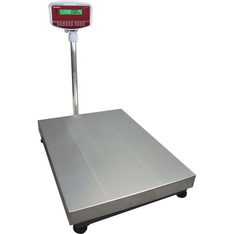 Bascule électronique inox colonne - 300kg x 20g - Diamond