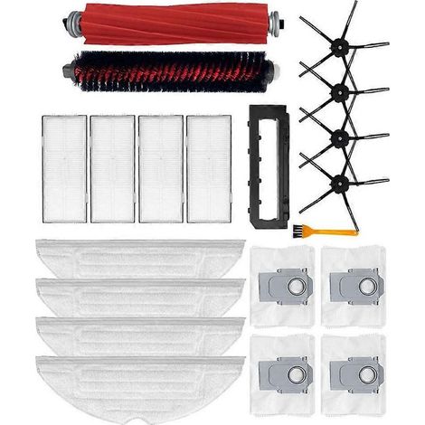 Pièces détachées pour aspirateur Roborock S7 Max Ultra / S7 MaxV Ultra / S7 MaxV Plus / S7 Pro Ultra : brosse, filtre, sac à poussière (1/5)