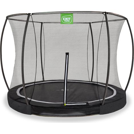 EXIT Black Edition ground trampoline 8ft - black