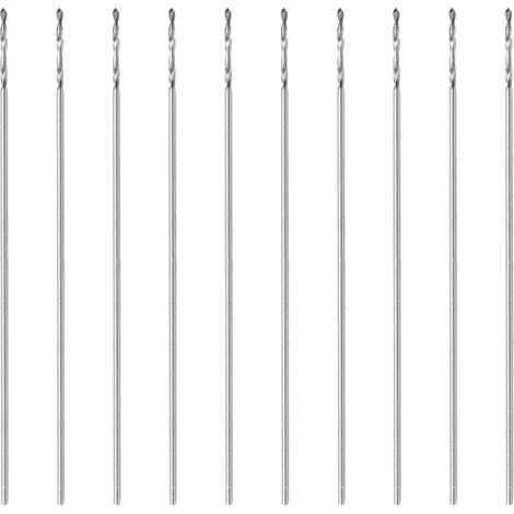 Foret hélicoïdal 10 pièces, tige droite micro perceuse K10 0,3mm, outils de perçage perle, forets miniatures pour machine (1/5)