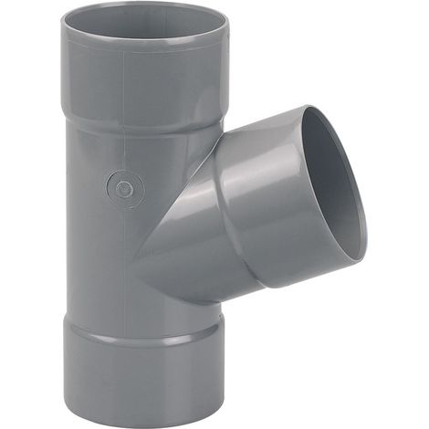 Coude double femelle pvc Wavin 3025883 angle 67 degrés