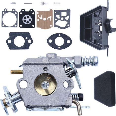 Kit de réparation de joint de carburateur pour Partner 350 351 avec couvercle de filtre à air et nettoyeur, Carburateur, Joint de carburateur, Kit de réparation de carburateur, Ensemble de joints, Cou (1/5)