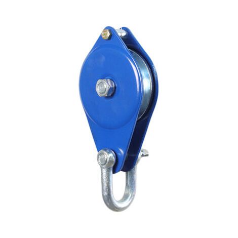 Poulie Simple En Acier Inoxydable - Renvoi CâBle Levage OrientéE Forme U Convient Pour Les Usines Mines L'Agriculture Construction D'Installations éNergéTiques Stockage Fret Capacité Charge 300kg (1/5)