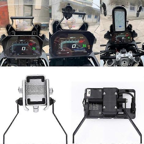 Motorrad-GPS-Navigationshalterung, Lenkerhalterung, Handyhalterung mit Ladefunktion, passend für BMW F750GS und F850GS (1/5)