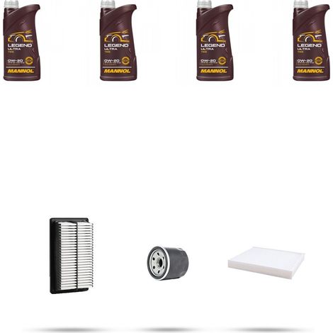 Kit tagliando 3 FILTRI e 4L OLIO compatibile con Hyundai i30 (PD,PDE) 1.5 81KW dal 2020 (1/4)