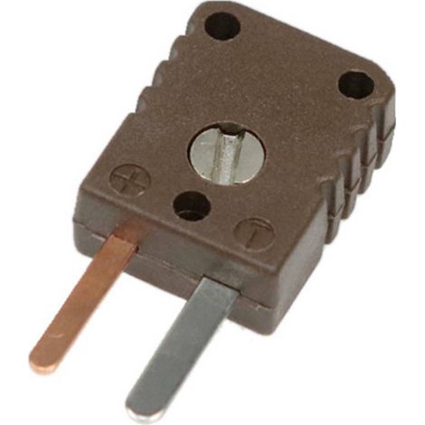 B + B Thermo-Technik Fiche miniature type T, marron  -50…+120 °C marron Contenu: 1 pc(s)
