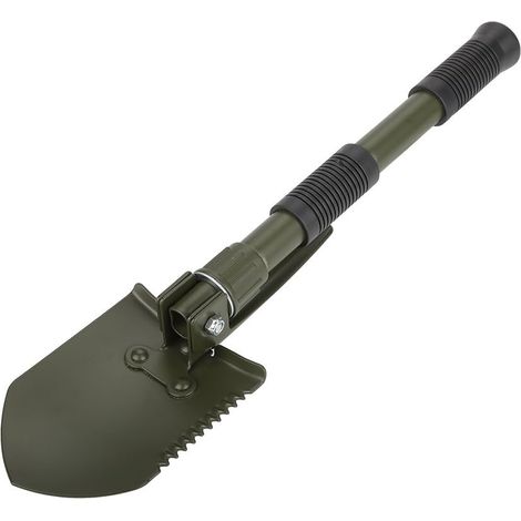 Pelle Pliable - Acier Haute Résistance - 15 Fonctions - Pour Camping Survie Plein Air - 1 Pièce (1/5)