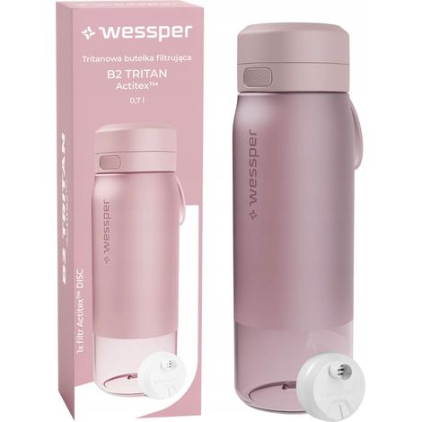 Wessper Tritan-Flasche mit Filter WES273-700-PK rosa 700 ml (1/5)