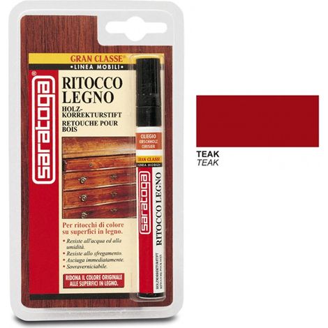 Ritocco legno pennarello colore teak