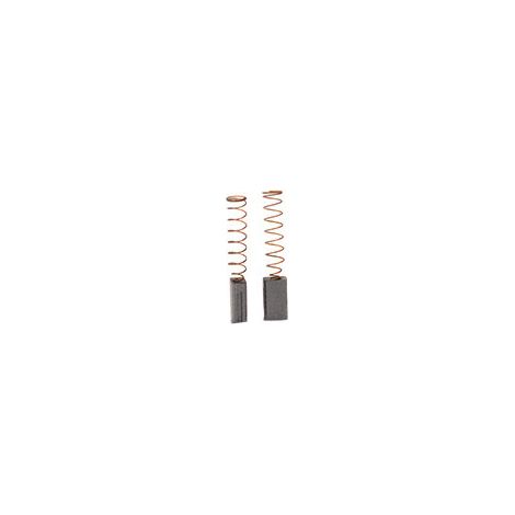 Set aus 2 anpassbaren Kohlen für Bosch. Abmessungen: 25 x 8 x 14 mm.