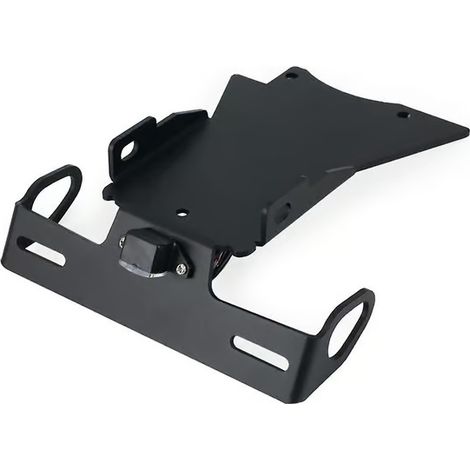 Support de plaque d'immatriculation avec éclairage LED pour motos FZ6, FZ6N et FZ6S (2004-2010) - Accessoire de montage arrière (1/5)