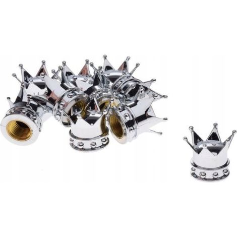 Écrou de soupape, bouchons de soupape, roue de soupape, couronne argentée, réglage