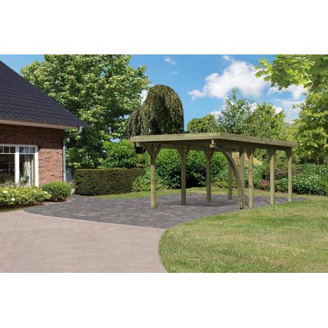 Carport Einz. Classic 2 B kdi 318x668x234, inkl.1 Bogen