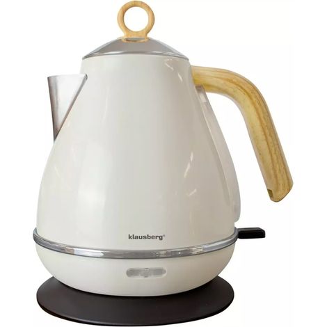 BOLLITORE ELETTRICO 1,7L KLAUSBERG KB-7708 CREMA (1/5)