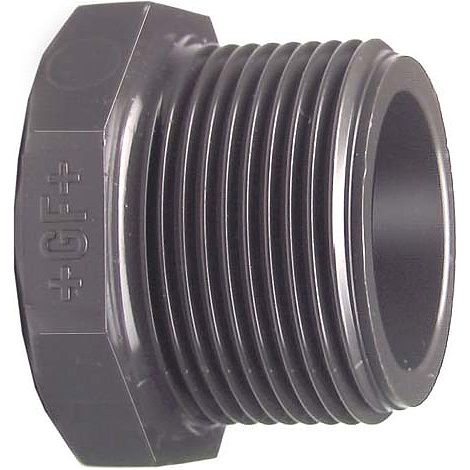 Bouchon conique GF en PVC-U, filetage mâle 3/8".