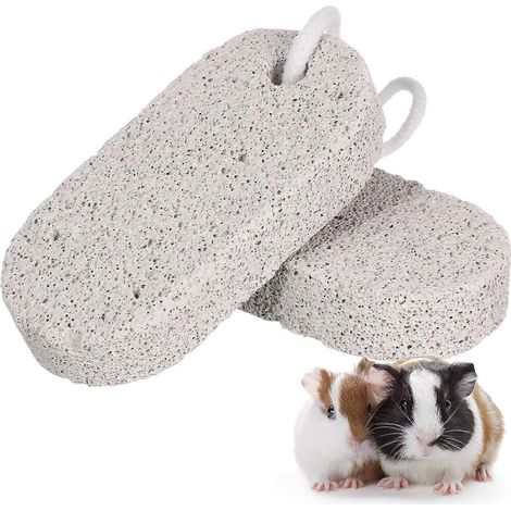 Stück Zahnmahlsteine für Haustiere, Kalziummineral, 9 x 4,5 cm, Backenzahnsteine für Mäuse, Kaninchen, Eichhörnchen, Hamster und andere Kleintiere-9.00X4.50X1.50CM (1/4)