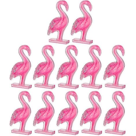 12 Pièces Boîtes à Bonbons Délicates Flamants Roses Transparents pour Fêtes, Mariages, Anniversaires, Cadeaux Invités, Soirées à Thème (1/4)