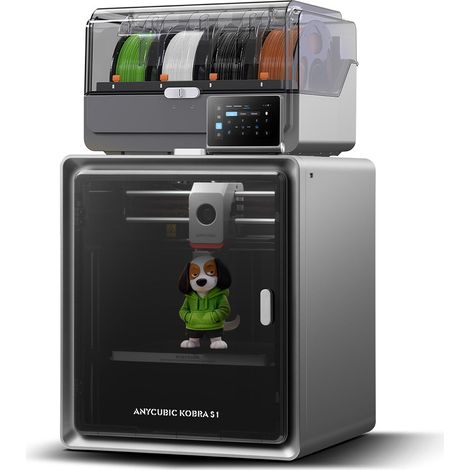 ANYCUBIC Stampante 3D Kobra S1 ACE 2 Pro Combo, FDM