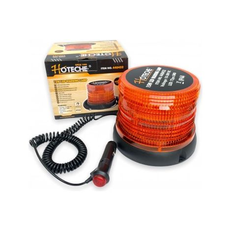 Lampeggiante 72 Led Segnalatore Emergenza effetto Rotante e strobo Calamita 12/30v (1/5)