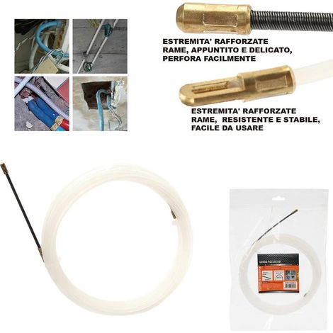 15 Metri Sonda Passacavi Diametro 3mm