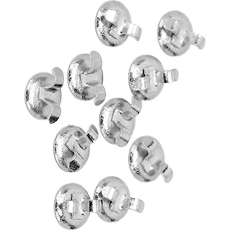 10 pièces bouton lingual dentaire en acier inoxydable avec taquet, accessoire de remplacement pour orthodontie, équipement ortho lingual (1/5)