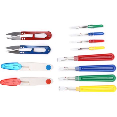 Découseur de Couture Portable - Outil de Retrait de Fils avec Poignée Ergonomique Colorée (1/5)