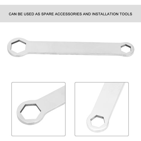 Clé à Double Embout en Titane 10mm et 15mm pour Vélos et Boulons