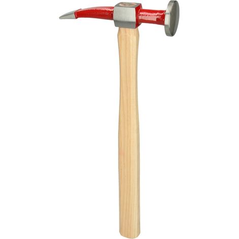 KS Tools 140.2131 Martello per Carrozzieri con Testa Curva, Superfici di Lavoro Lisce, 325 mm