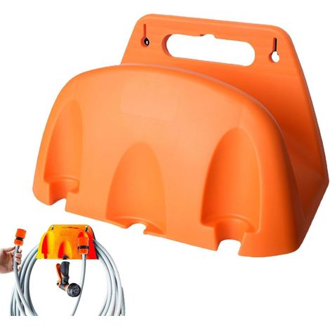2 supporti per tubo da giardino, supporti per tubo da parete, ganci per tubo da esterno, robusti supporti per tubo dell'acqua per un'irrigazione facile